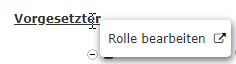 rolle bearbeiten rolle bearbeiten